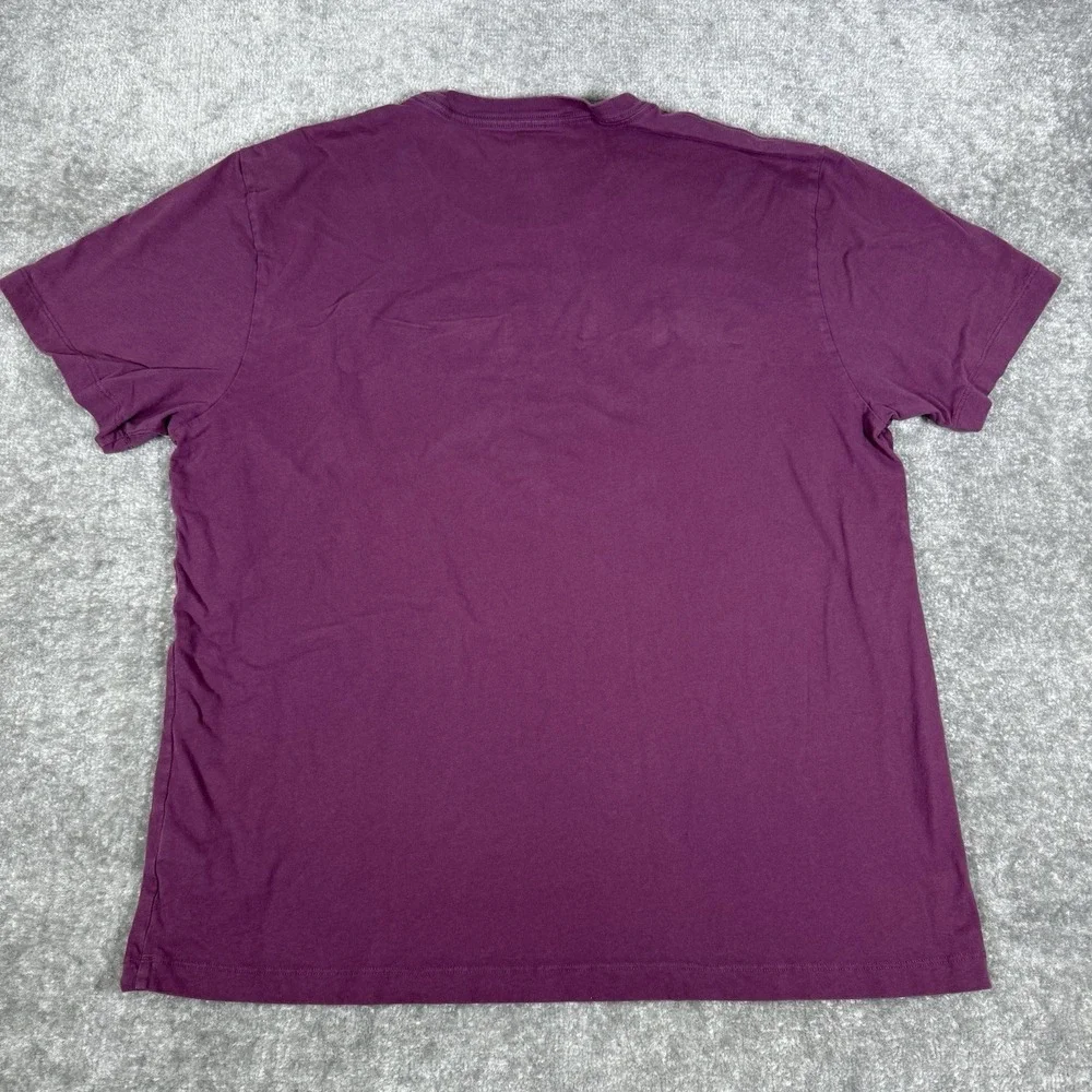 True Religion T-Shirt Men's 3XL Red Buddha‎ Embroidered Short Sleeve Crew Neck